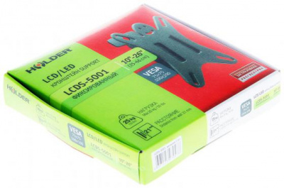 ��������� Holder LCDS-5001 ����������� ��� �� �� 10-26" ��������� �� ����� 2.1�� VESA 100x100 max �� 25 ��