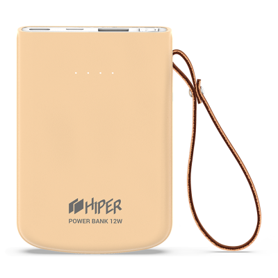 Внешний аккумулятор HIPER TRAVEL 5K Peach Li-Pol 5000 mAh, розовый