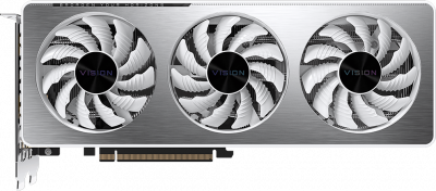  Gigabyte PCI-E 4.0 GV-N3060VISION OC-12GD NVIDIA GeForce RTX 3060 12288Mb 192 GDDR6 1695/15000/HDMIx2/DPx2/HDCP Ret