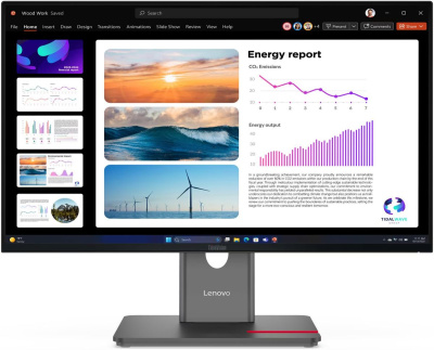 ������� Lenovo 23.8" ThinkVision T24d-40 FHD IPS LED 120Hz ������ (64B9GAT1UK)