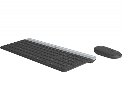  ( + ) Logitech Slim Wireless Keyboard and Mouse Combo MK470 GRAPHITE