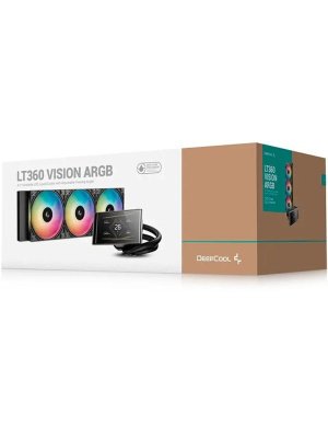 �������� �������� ���������� DEEPCOOL LT360 VISION ARGB LGA1851/1700/1200/115X/AM5/AM4 (TDP 300W, ARGB Lighting, Anti-Leak edition, PWM, TRIPLE FAN) BOX