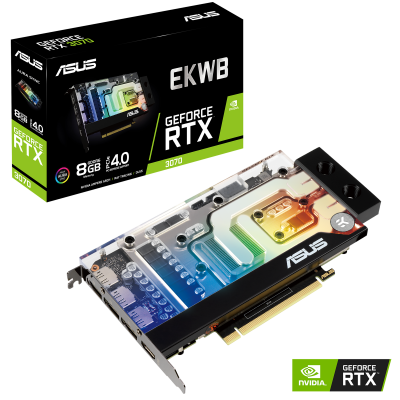  RTX 3070 8192Mb Asus PCI-E nVidia GeForce RTX3070 8GB (256bit/GDDR6/HDMI/3xDP/RTL) (RTX3070-8G-EK)