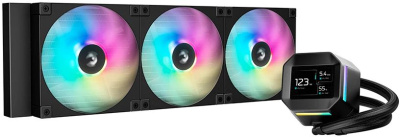 ������� �������� ���������� DeepCool LM420, LCD, 4-pin, ARGB, 140��, ������, retail (R-LM420-BKDMMC-1)