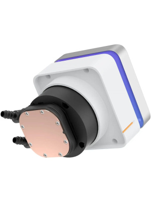 ������� ����������� ���������� Ocypus Sigma L24 EX WH ARGB (290W, 240mm, LED, White, ARGB/ Fans: 2x120mm, 36dBA, 88CFM, 2400RPM/ Pump height 99mm, 27dBA, 3100RPM, Rad thickness 27mm/ S: 1851, 1700, 1200, 115X, AM5, AM4)
