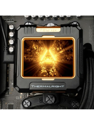 ��� Thermalright Frozen Warframe 420 ARGB (420mm, LED, Black, ARGB/ Fans: 3x140mm, 88.7CFM, 29.8dBA, 1750RPM/ Pump height 60mm, 23dBA, 3000RPM, Rad thickness 27mm/ S: 1851, 1700, 1200, 115X, 2011, 2066, AM5, AM4)