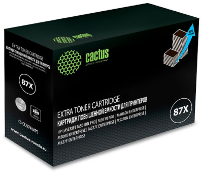 �����-�������� Cactus CS-CF287X ������ (24000���.) ��� HP LJ M506dn/M506n/M506x