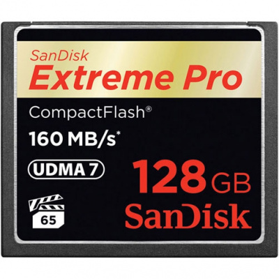   Sandisk Extreme Pro CompactFlash 128Gb (160/150 Mb/s)