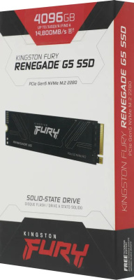 ���������� SSD Kingston PCIe 5.0 x4 4TB SFYR2S/4T0 Fury Renegade M.2 2280