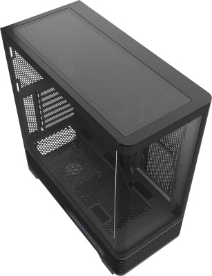 ������ �� HSPD F560-TGBK, Midi-Tower, ��� ��, Black