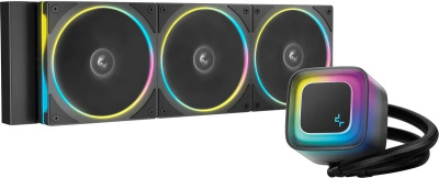 ������� �������� ���������� Deepcool LE360 Pro, 4-pin, ARGB, 120��, ������, retail (R-LE360PRO-BKAMMC-G-1)