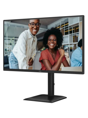 ������� AOC 27E4U 27" ������ 1920x1080 120 ��, VGA, HDMI, DP, USBx4, 3.5 mm, Speakers, HAS