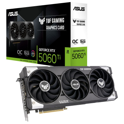 ���������� Asus PCI-E nVidia GeForce RTX 5060 Ti 16G TUF Gaming OC (TUF-RTX5060TI-O16G-GAMING) 90YV0MG0-M0NA00
