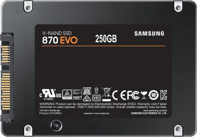 SSD ���������� Samsung 500Gb 870 EVO MZ-77E500B/CN, 2.5", SATA III