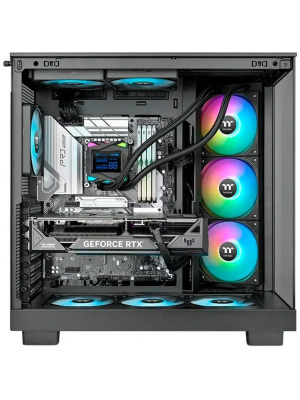 ������� �������� ���������� Thermaltake LA360-S ARGB Soc-AM5/AM4/1200/1700/1851 ������ 4-pin 38.35dB Al+Cu LCD 360W Ret (CL-W462-PL12SW-A)