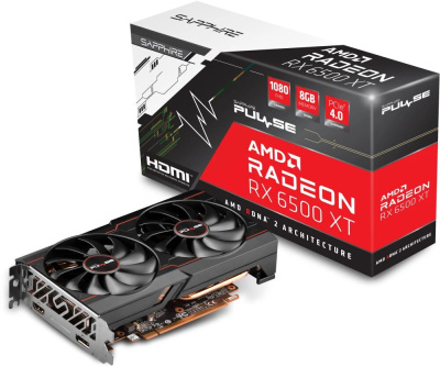 ���������� Sapphire AMD Radeon RX 6500 XT 8Gb Gaming OC Pulse (11314-08-20G)