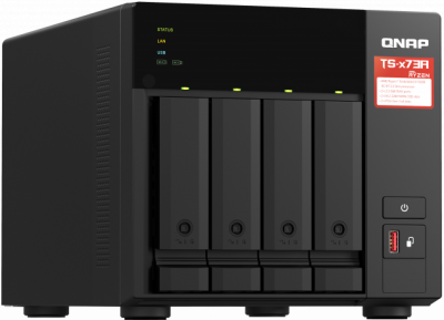 ������� ��������� (NAS) QNAP TS-473A-8G 4-bay Ryzen V1500B