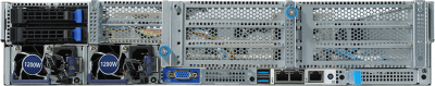   Gigabyte R282-Z91 (rev. 100) 2U, 2 x Socket SP3, 32 x DDR4, 27 x 2.5"/M.2 PCI-E x4, SAS, SATA, 2xGigabit Ethernet (1000 /), 1600 