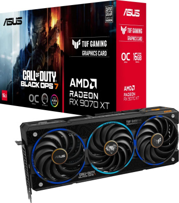���������� ASUS AMD Radeon RX 9070 XT COD BO7 Special Edition OC 16Gb, (TUF-RX9070XT-O16G-COD-BO7) GDDR6, Ret (90YV0L76-M0NM00)