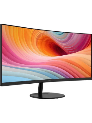 ������� MSI PRO MP341CQ E12 34" 1500R, 21:9, VA, UWQHD, 1/4ms, 300cd, 120Hz, HDMI, DP, SPK