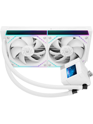 ��� Thermalright Core Matrix 240 Vision (240mm, LED, White, ARGB/ Fans: 2x120mm, 68.9CFM, 28.2dBA, 2000RPM/ Pump height 64.4mm, Rad thickness 27mm/ S: 1700, 1200, 1851, 115X, AM5, AM4)