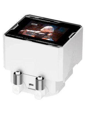 ������� ���������� PCCooler GT360M ARGB Display WH (300W, 360mm, LED temp., White, ARGB/ Fans: 3x120mm, 75.8CFM, 33.7dBA, 2200RPM/ Pump height 85mm, 15dBA, 2600RPM, Rad thickness 27mm/ S: 1851, 1700, 1200, 115X, AM5, AM4)