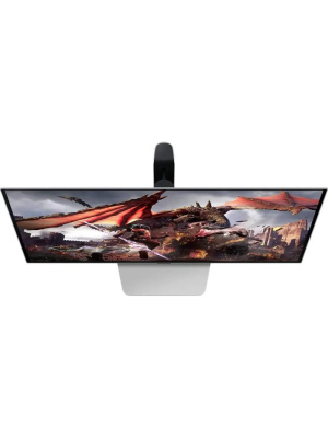 ������� SAMSUNG Odyssey OLED G8 G80SD S32DG800SI 32" UHD Smart OLED, 3840x2160, 240Hz, 0,03ms, 250�d/m, 1500000:1, HDR10 | 2xHDMI(2.1), DP(1.4), 2xUSB3.0 | HAS, Pivot, Swivel, InPSU, Speakers, Vesa 100, Silver