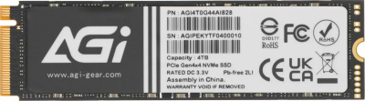 ���������� SSD AGi PCIe 4.0 x4 4TB AGI4T0G44AI828-CB AI828 M.2 2280
