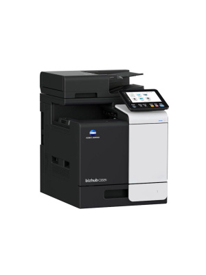 ��� Konica Minolta bizhub C3321i (Color, 33 ���./���, Duplex, 1200x1200, RAM 4GB, 16GB SD, 1,6 GHz, panel 7" sensor, USB/GBE/WiFi(opt.), DADF 80, tray 500+100, full toners, ������ ��������� ������