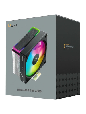 ����� Ocypus Delta A40 SE BK ARGB, 120mm ARGB FAN, Top ARGB Panel, 4 HEAT PIPES, 4-PIN PWM, 800-1800 RPM, 31DBA, HYDRO BEARING, LGA115X/1200/1700/18XX, AM4/AM5