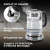 Чайник электрический Hyundai HYK-G8407 1.8л. 2200Вт черный/прозрачный корпус: стекло Чайник электрический Hyundai HYK-G8407 1.8л. 2200Вт черный/прозрачный корпус: стекло