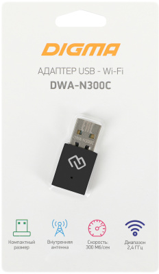   WiFi Digma DWA-N300C USB 2.0