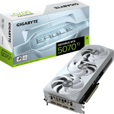 ���������� Gigabyte NVIDIA GeForce RTX 5070 Ti Eagle OC ICE SFF 16Gb (GV-N507TEAGLEOC ICE-16GD)