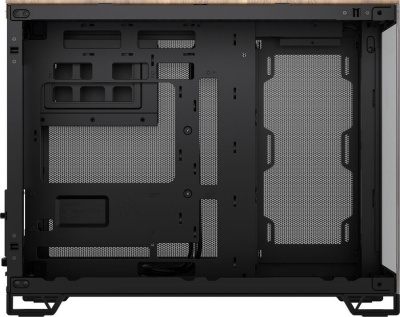 ������ MicroATX Corsair 2500X AIRFLOW Black/Wood (CC-9011286-WW) mATX, mITX Midi-Tower, ��� ��, � �����