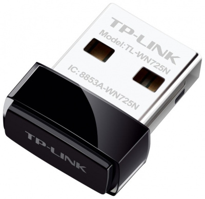 TP-Link ������������ USB2.0 ������� TL-WN725N, 150����/�, ����������������