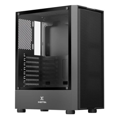 ������ XASTRA  A301 4FRGB  Black ATX/Mesh/ tempered glass / 4x 120mm FC120-FRGB fans/ A301-BK-FC120FRGB-4F-GL
