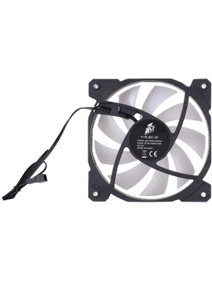 ���������� 1STPLAYER F1R Black / 120mm Reverse FRGB 3pin 12V 1100rpm 38.98cfm 21.97dBA / F1R-BK-3P / BULK