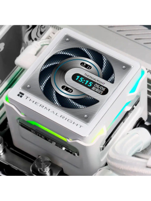 ��� Thermalright Elite Vision 360 (360mm, LED, White, ARGB/ Fans: 3x120mm, 69CFM, 27dBA, 2150RPM/ Pump height 63mm, Rad thickness 27mm/ S: 1700, 1200, 1851, 115X, 2011, 2066, AM5, AM4)