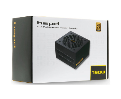���� ������� �� HSPD 750W ATX 2.52, 80+ Gold, HST-750GF-BK