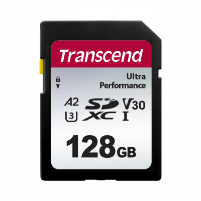 ���� ����� SDXC 128Gb Class10 V30 Transcend TS128GSDC340S w/o adapter