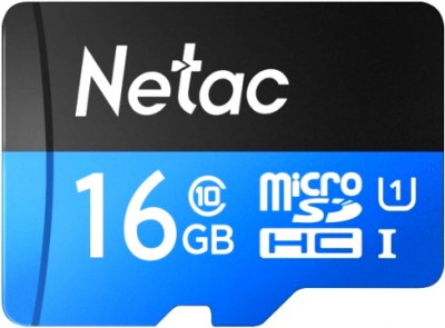 ����� ������ 16Gb MicroSD Netac P500 + SD ������� (NT02P500STN-016G-R)