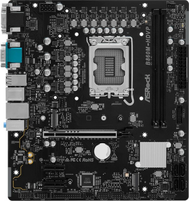 ����������� ����� ASRock B860M-HDVP, Socket LGA 1851, Intel B860, mATX, Ret