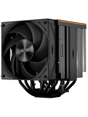 ����� PCCooler RZ620Pro TC BK (265W, 4-pin PWM, 160mm, Al/Cu, 6x6mm, 2x120mm, 80CFM, 36.2dBA, 2400RPM, S: 1851/1700/1200/115X, AM5/AM4, black)