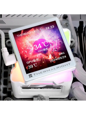 ��� Thermalright Elite Vision 360 (360mm, LED, White, ARGB/ Fans: 3x120mm, 69CFM, 27dBA, 2150RPM/ Pump height 63mm, Rad thickness 27mm/ S: 1700, 1200, 1851, 115X, 2011, 2066, AM5, AM4)