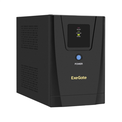  ExeGate SpecialPro UNB-1200.LED.AVR.2SH.3C13.USB 1200VA/750W, LED, AVR, 2Schuko+3C13, USB,.,  , Black
