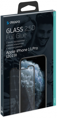   2.5D Deppa Full Glue  iPhone 11 Pro (2019), 0.3 ,  