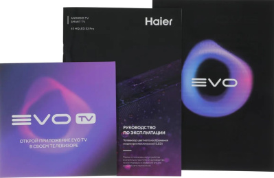 ��������� Haier 43" HQLED S2 Pro 4K Ultra HD 60Hz WiFi Smart TV (RUS) ������ (DH1PMAD00RU)