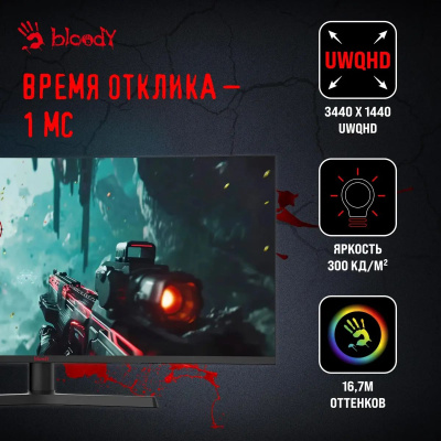 ������� Bloody 34" MN340W UWQHD VA LED ������