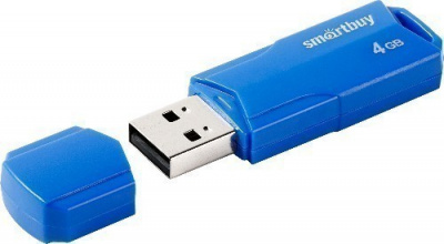 USB Flash  4Gb SmartBuy Clue Blue (SB4GBCLU-BU)