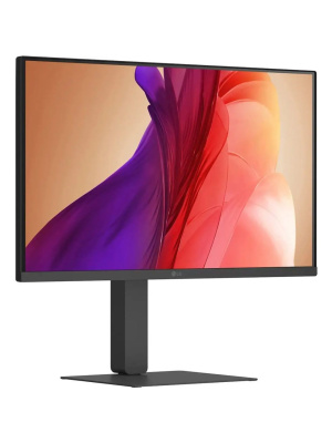 ������� LG UltraFine 27U730A-B 27" IPS monitor, 3840x2160, 300cd/m2, 16:9, 5�� (GtG), HDMIx2, DP, USB C (90W), USB 3.2x2, Speakers, 60Hz, 178/178, ������� ��, VESA 100x100, HAS 150mm, black